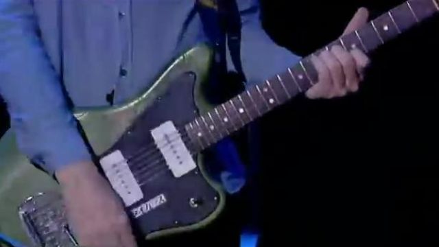 The guitar Fender Jazzmaster Thurston Moore of Sonic Youth