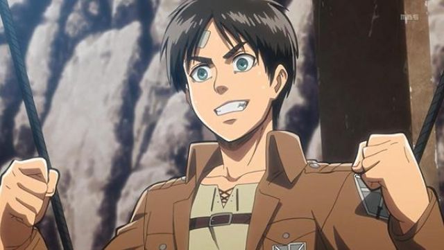 Figurine of Eren in Attack of The Titans