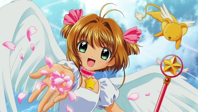 Figurine of Sakura and Kero in Sakura Card Captor
