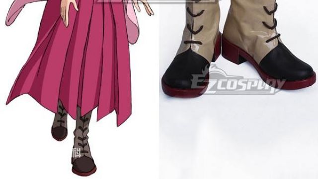 The boots of Ayame in Kabaneri of the Iron Fortress