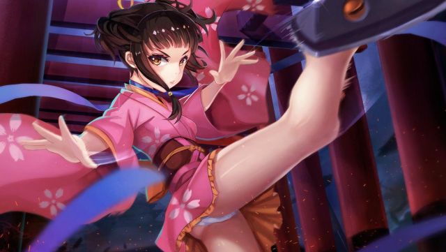 The flip-flops of Mumei in Kabaneri of the Iron Fortress