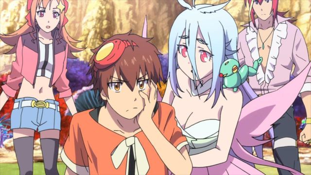 Holding Felia in Comet Lucifer