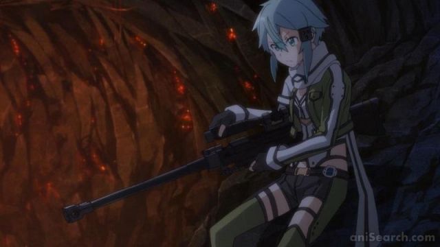 A FIGURE OF SINON IN SWORD ART ONLINE II
