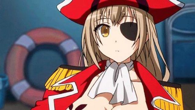 The model of isuzu as a pirate in Amagi Brilliant Park