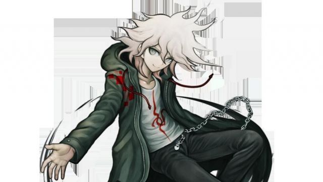 The figure of Nagito in Danganronpa