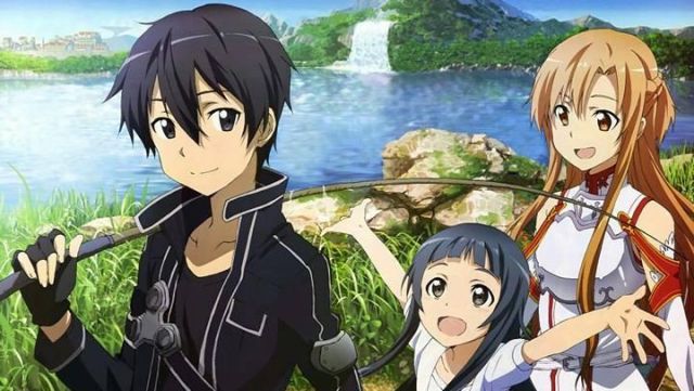 Kirito Basic Cosplay dans sword art en línea
