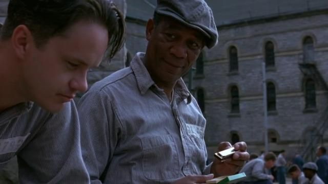 The harmonica of Ellis Boyd " Red " Redding (Morgan Freeman) in The shawshank redemption