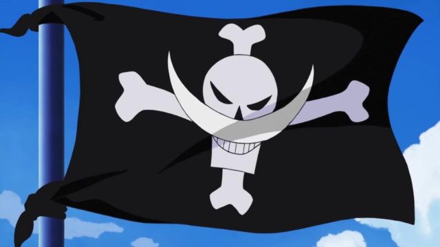 The flag of the crew of White Beard in One Piece