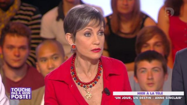 The pearl necklace red Isabelle Morini Bosc in Key not at my post #TPMP