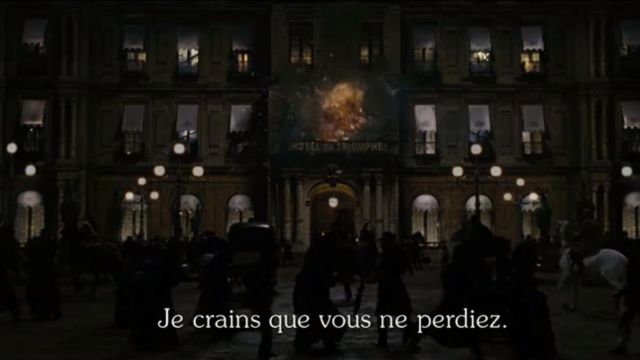 The former Hôtel du Triomphe Place de l'Opéra in Paris in the movie Sherlock Holmes 2: A Game of Shadows