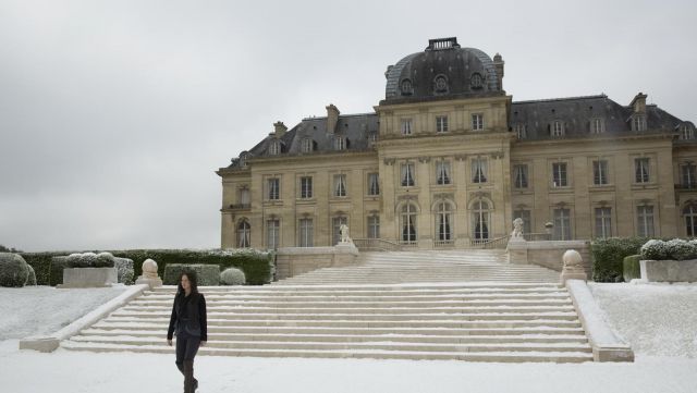 The château de voisins at Saint-Hilarion in Hunger games revolt part 2 (Jennifer Lawrence)
