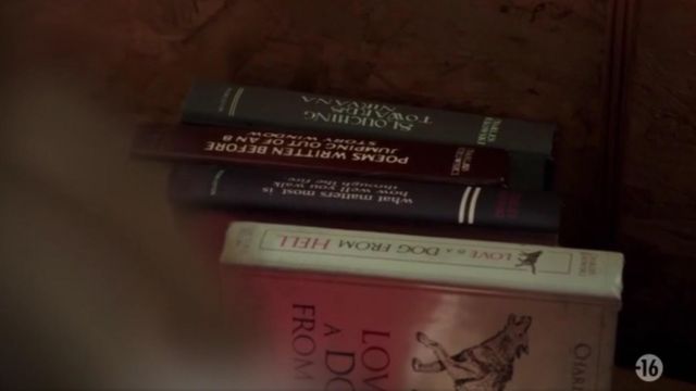 The book, Poems written before jumping out of an 8 story window seen in Fear The Walking Dead S03E05
