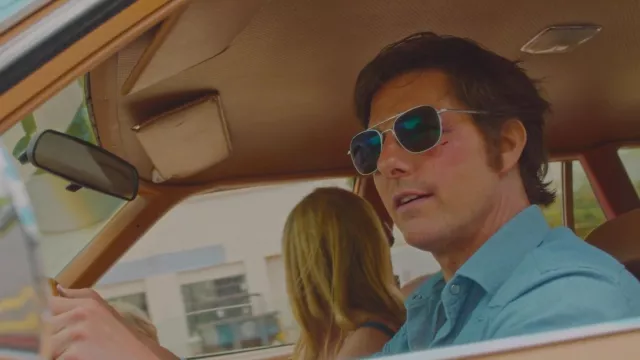 AO Eyewear Aviator Classic Sunglasses worn by Barry Seal (Tom Cruise) as seen in American Made