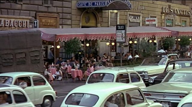 The Café de Paris on Via Vittorio Veneto in Rome, The Corniaud
