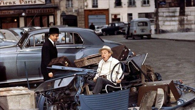 The Place of the Pantheon in Paris, the venue of the illustrious scene of the accident between Bourvil and Louis de Funès in Le Corniaud
