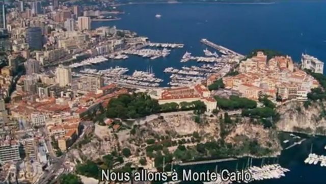 The view on the port Hercule in Monaco in Welcome to Monte Carlo