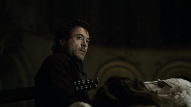 The authentic baton of Sherlock Holmes (Robert Downey Jr) in the opening scene