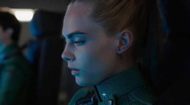 The earring Maasai Vanrycke Paris Laureline (Cara Delevingne) in Valérian and the City of ten thousand planets