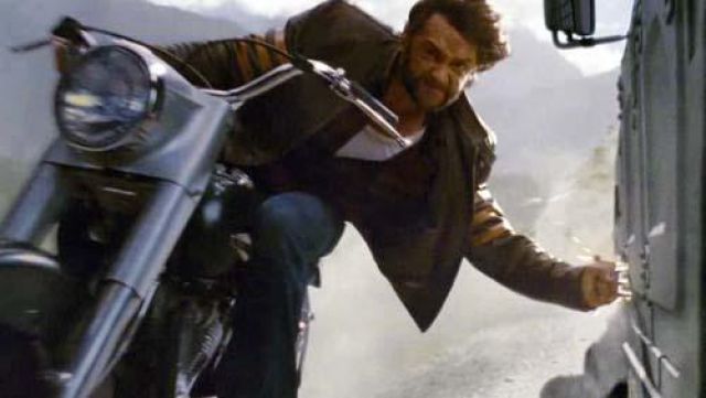 The Harley Davidson Panhead Wolverine (Hugh Jackman) in My Origins : Wolverine