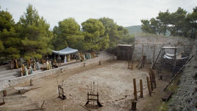 Fort St. Ivana in Croatia, where the battle of Jorah Mormont in Game of Thrones S05E07 and S05E08