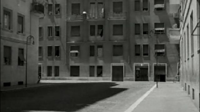 Via Flaminia and Via Sandro Botticelli in Rome in The bicycle thieves