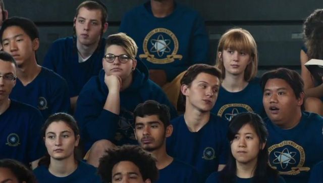 The sweatshirt worn by high school students, Midtown High School in  Spider-Man : Homecoming | Spotern