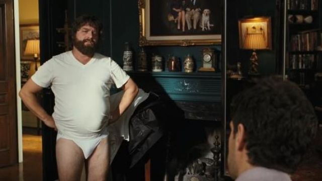 The panties white of Alan Garner (Zach Galifianakis) in Very Bad Trip