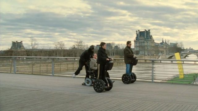 Le pont des arts à paris in Intouchables (Omar Sy y François Cluzet)