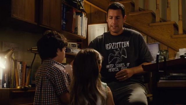 Le t-shirt Led Zeppelin de Michael Newman (Adam Sandler) dans Click