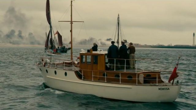 The boat Motor Yacht "Mimosa" in the film Dunkirk
