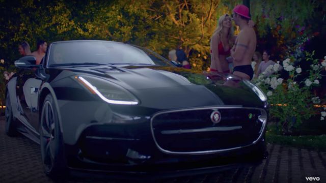 The Jaguar F-Type in the video Sorry Not Sorry Demi Lovato