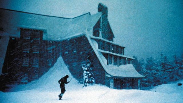 The Overlook Hotel (Timberline Lodge) seen in Shining