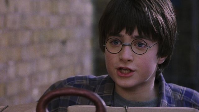Eyeglasses Savile Row Harry Potter (Daniel Radcliffe) in Harry Potter and the sorcerer's stone