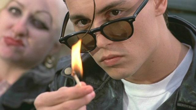 The sunglasses of Wade Walker (Johnny Depp) in Cry Baby
