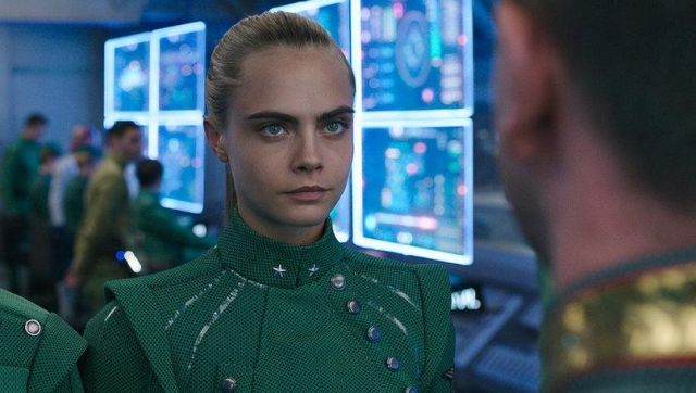 The jacket official mission of Laureline (Cara Delevigne) in Valérian and the city of ten thousand planets