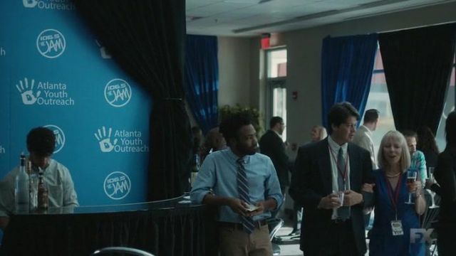 La cravate de Earnest Marks (Donald Glover) dans Atlanta S01E05