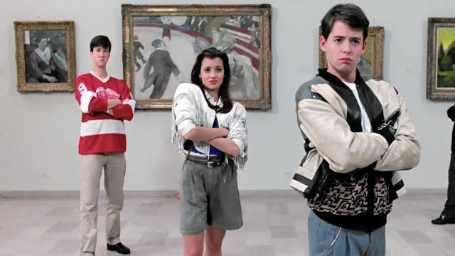 The jersey of the Detroit Red Wings, Cameron Frye (Alan Ruck) in The Crazy Day of Ferris Bueller