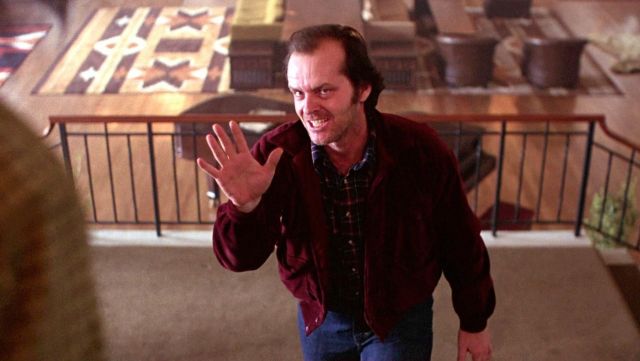 The jacket in the velvet of Jack Torrance (Jack Nicholson) in the Shining