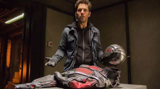 The helmet of Scott Lang (Paul Rudd) in Ant-Man