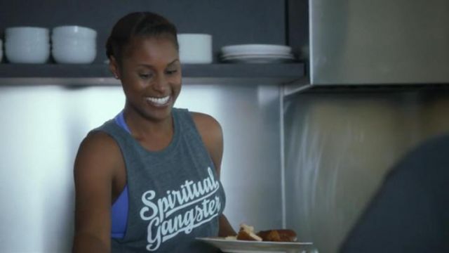 The tank, Spiritual Gangster Issa Dee (Issa Rae) in Insecure