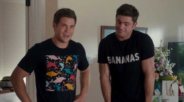 The t-shirt dolphin Mike Stangle (Adam DeVine) in Out-of-Control
