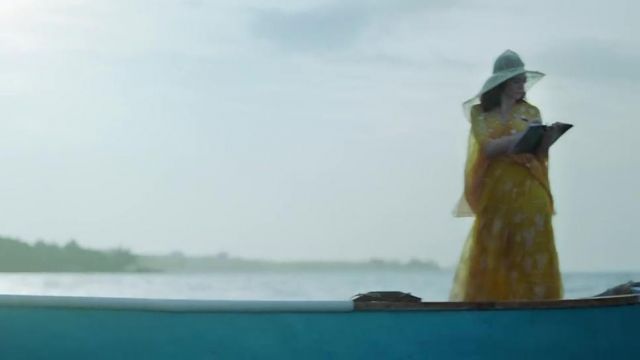 The yellow dress Zandra Rhodes of Lorde in her video clip Perfect Squares |  Spotern
