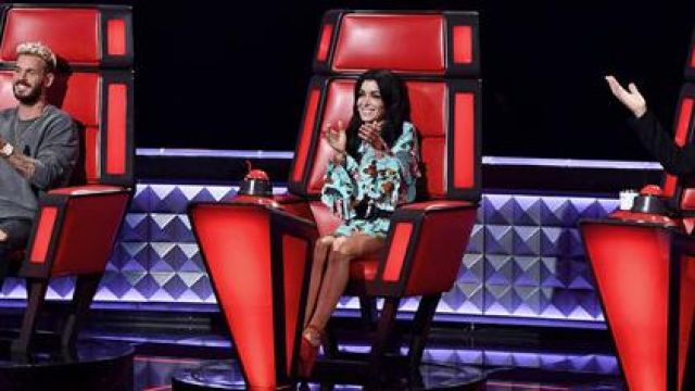 The flower dress of the Jenifer The voice kids of the 19/08/2017
