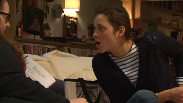 The clearance of Marion Cotillard in a Rock ' n Roll