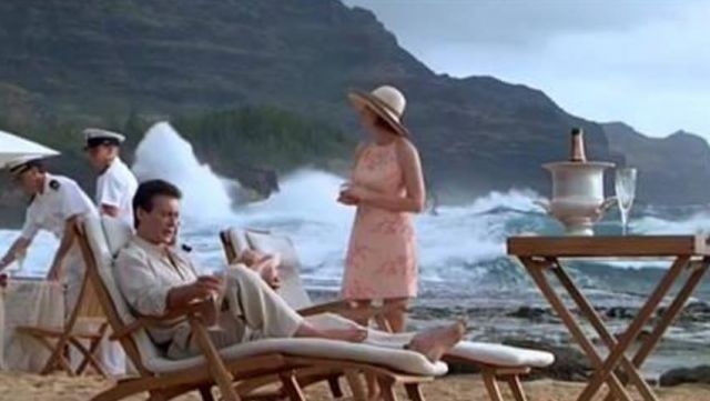 The beach of Kipu Kai on the island of Kauai in Hawaii in The lost world : Jurassic Park