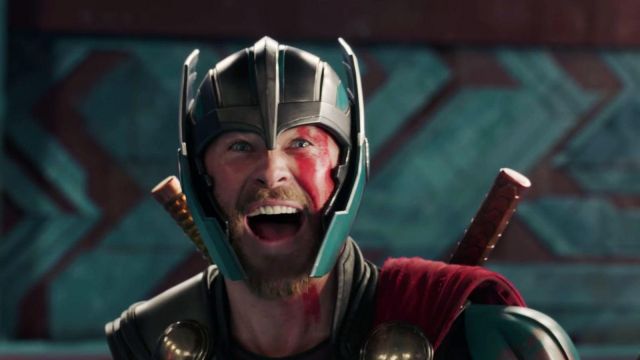 Le casque de Thor (Chris Hem­sworth) dans Thor : Ra­gna­rok