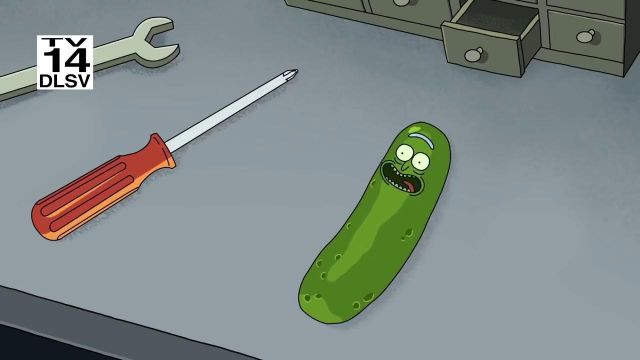 The replica Pickle Rick in Rick and Morty S03E03