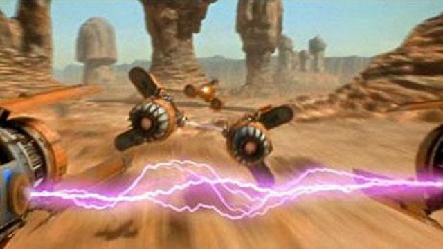 The Death Valley in California, where shot some of the scenes of Tatooine in Star Wars I : The phantom menace