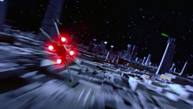 Une authentique tour de tir de l'Étoile de la Mort dans Star Wars VI : Le retour du Jedi