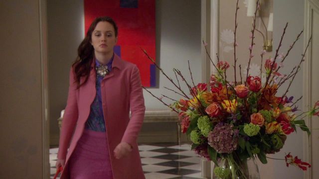 Le manteau rose de Blair Waldorf (Leighton Meester) dans Gossip girl S05E24